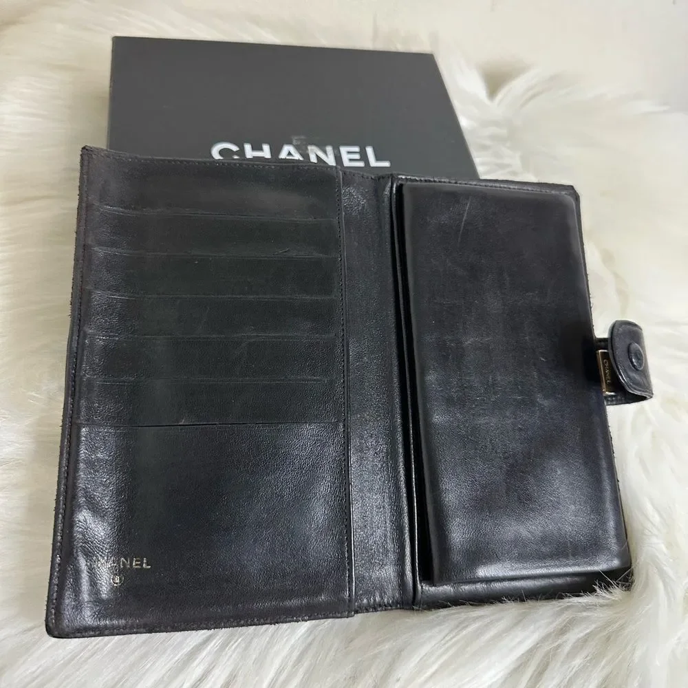 💯Authentic Chanel Long Wallet 🍀